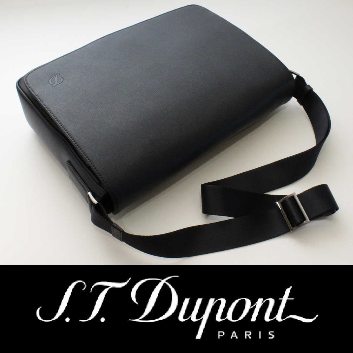 1308◇S.T.Dupontデュポン◇高級ショルダーバッグ◇定価118，800円 