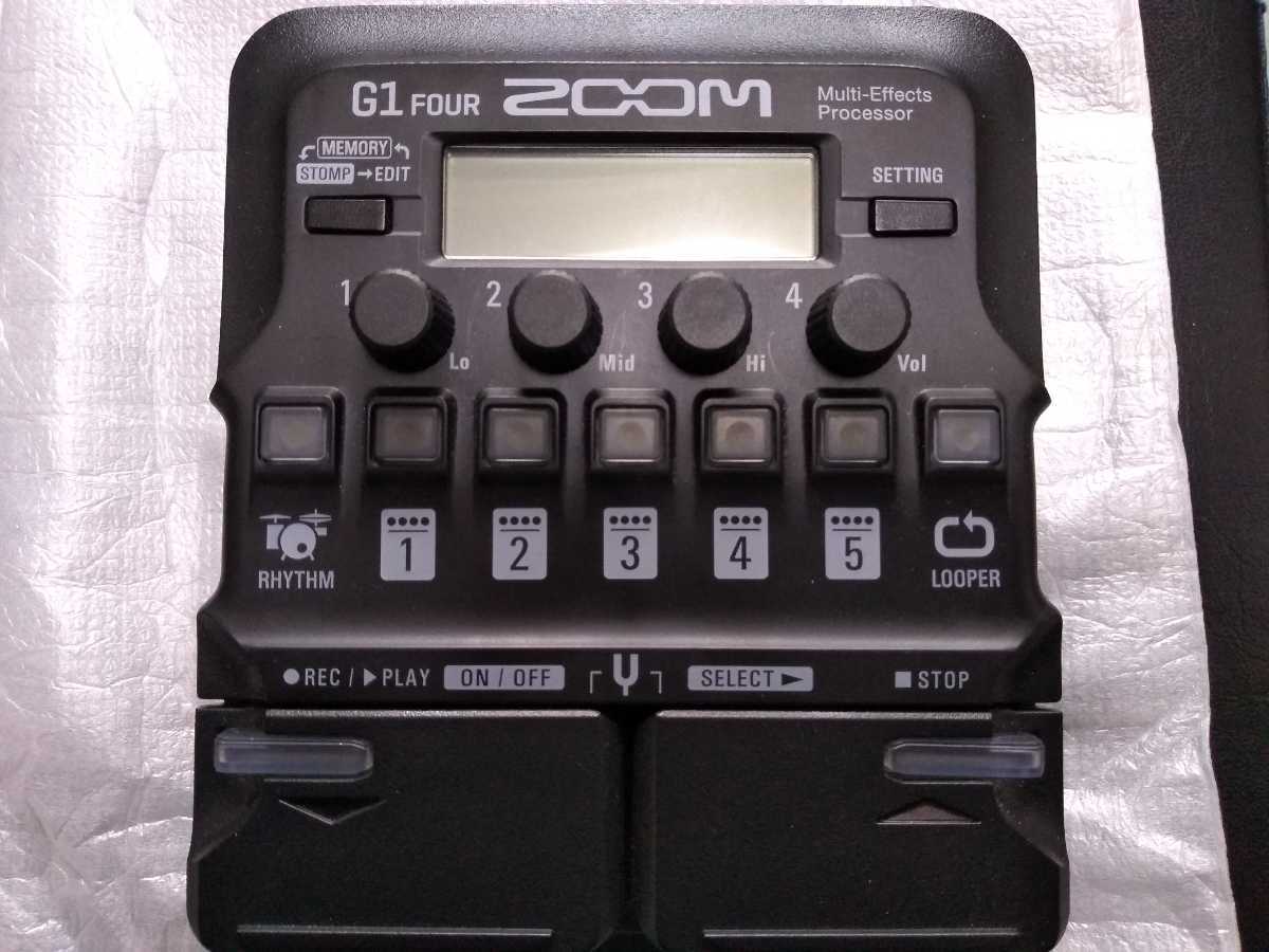 【100%新品，定番人気】 ZOOM G1FOUR(マルチエフェクター)｜売買されたオークション情報、yahooの商品情報をアーカイブ公開 - オークファン エフェクター
