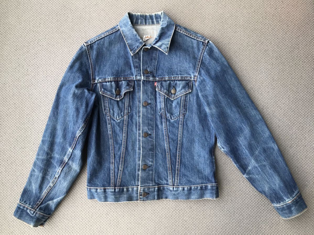 60s Levis 70505 オリジナル　BIGE ヴィンテージ デニムジャケット /3rd USA製 リーバイス　ヴィンテージ Gジャン 70s 