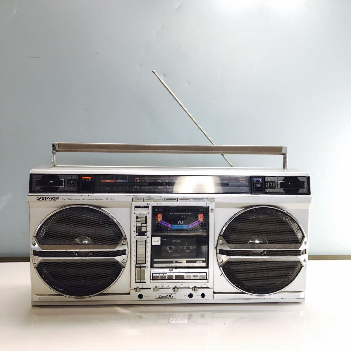 【希少】シャープQT-88R テーブルコンポーネントシステム SHARP シャープ ラジカセ テーブルコンポーネントシステム 昭和レトロ