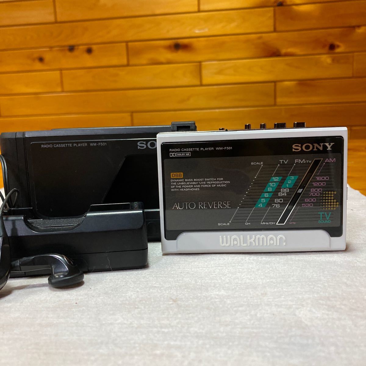 SONY TCM-55 カセットプレーヤーWM-F501 SONY TCM-55 カセット
