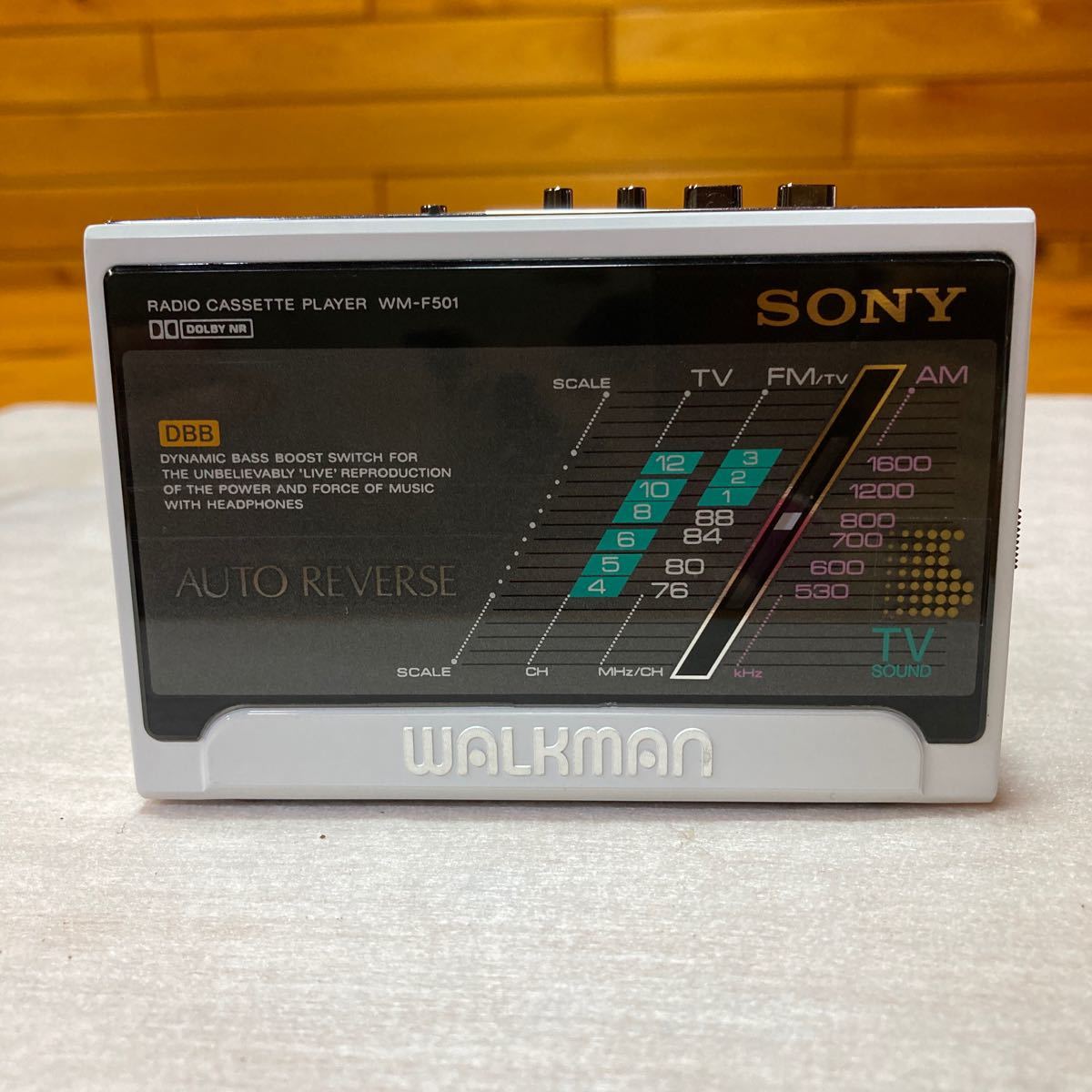 SONY TCM-55 カセットプレーヤーWM-F501 SONY TCM-55 カセット