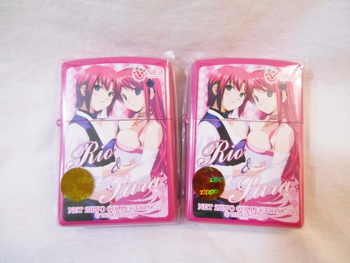 ◆【未使用】NET ZIPPO ジッポー コレクション 29 Rio リオ 2008 2点セット ケース付き ライター◆/G