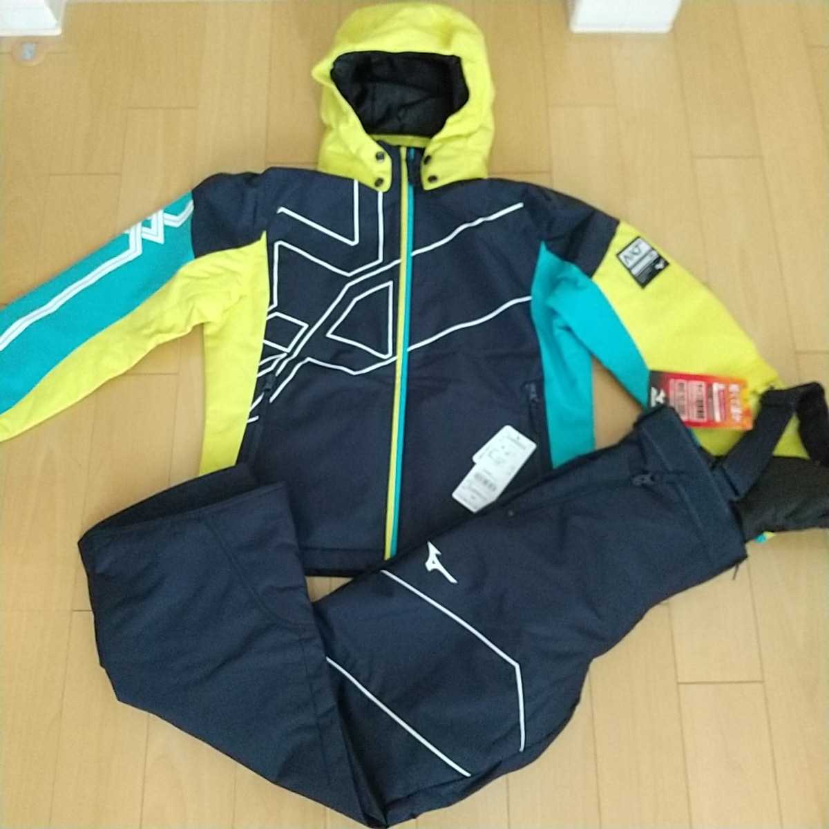 【100%新品，限定セール】 ミズノ スキーウェア 上下セット MIZUNO 男の子 150 ウエア サイズ調節機能付き 140(150cm～)｜売買されたオークション情報、yahooの商品情報をアーカイブ公開 - オークファン 子ども用