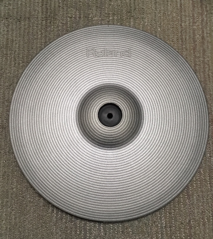 Roland CY-14C SV クラッシュ シンバル ① Roland CY-14C シルバー 電子ドラム クラッシュシンバル Roland