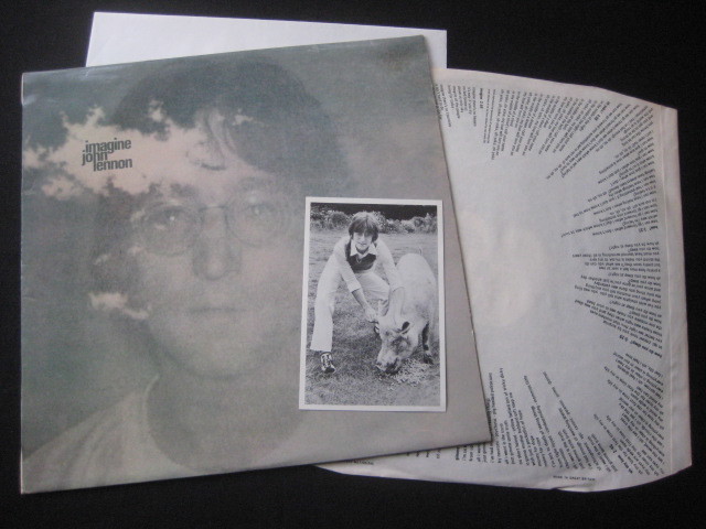稀少UKオリジナル初回イマジンJohnLennonジョンレノンビートルズ John