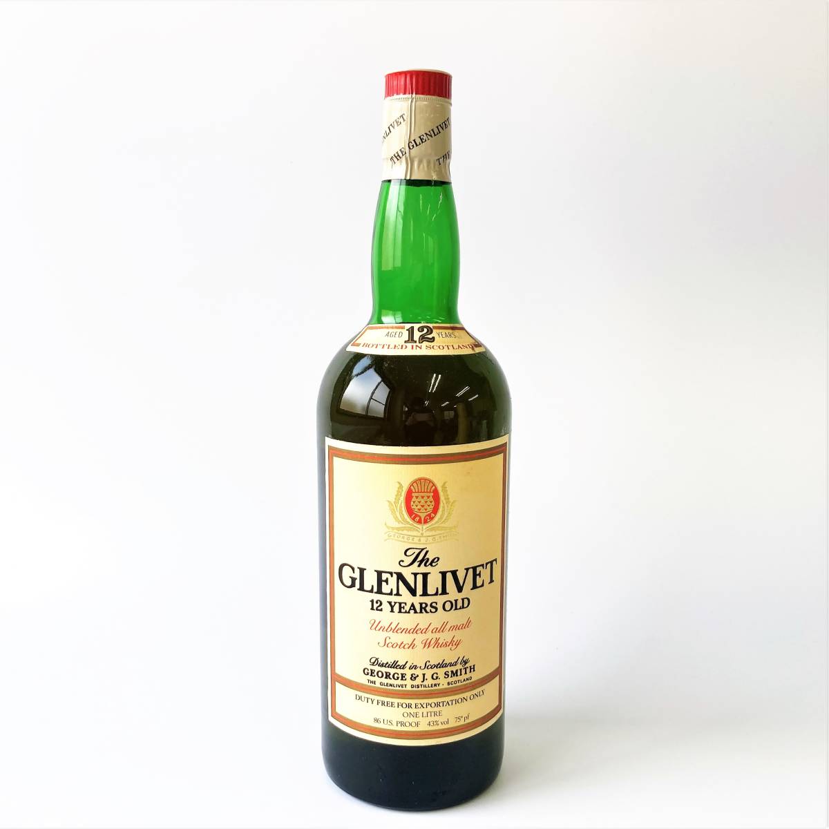 CC02351 未開栓 The GLENLIVET グレンリベット 12年 旧ボトル スコッチ