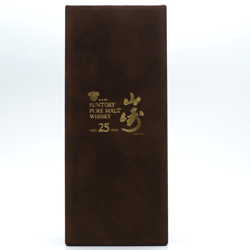 サントリー　山崎25年 空箱　限定版　ベロアケース　希少 空箱】サントリー 山崎 25年 ベロアケース SUNTORY 旧箱 やまざき