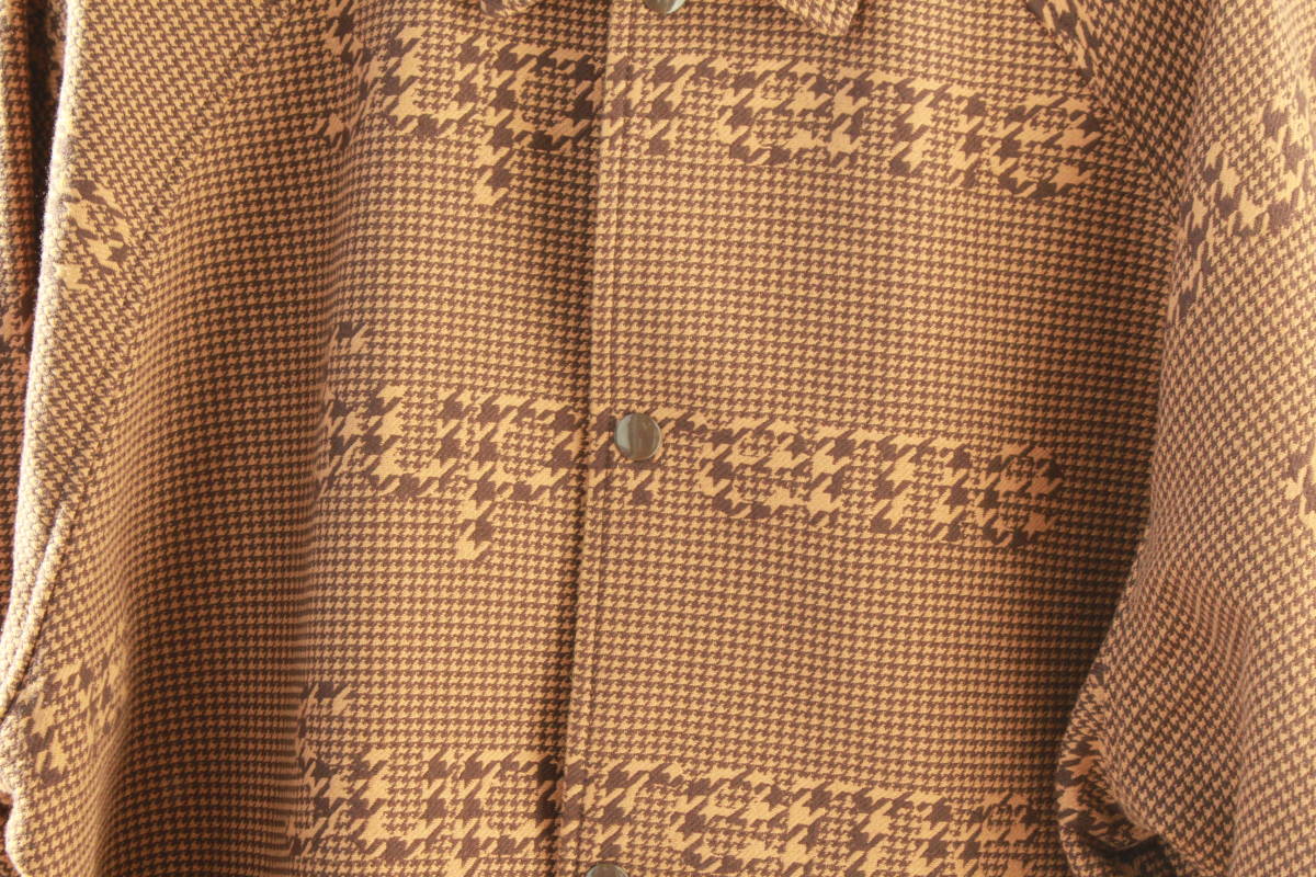 Houndstooth Logos Snap Front Jacket | Supreme 20fw