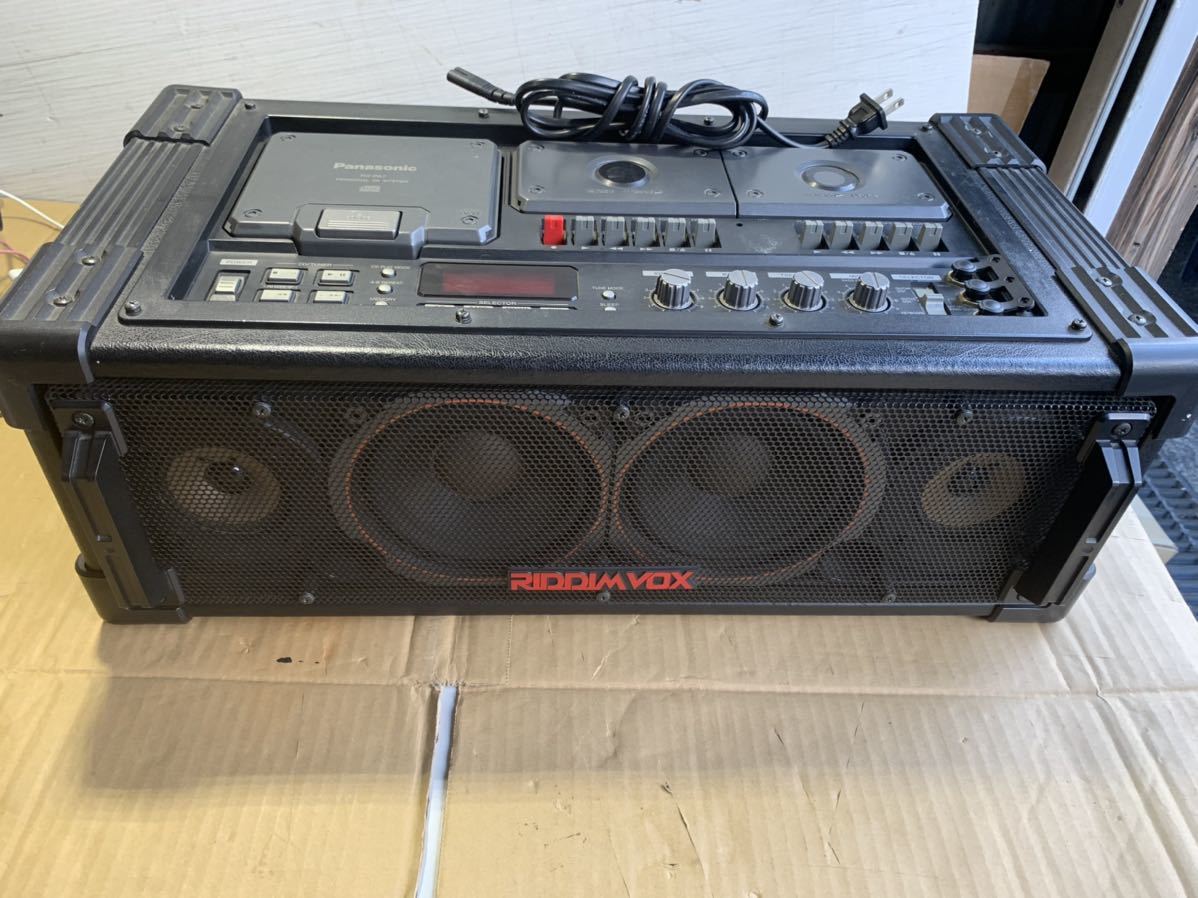 Panasonic パナソニック RX-PA7 RIDDIM VOX CDダブルカセット 【動作