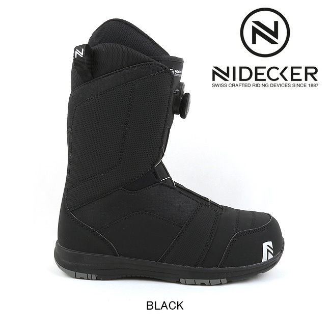 1円 SNB/21 NIDECKER/ナイデッカー RANGER BOA/BLACK/26.5cm/ブーツ/メンズ