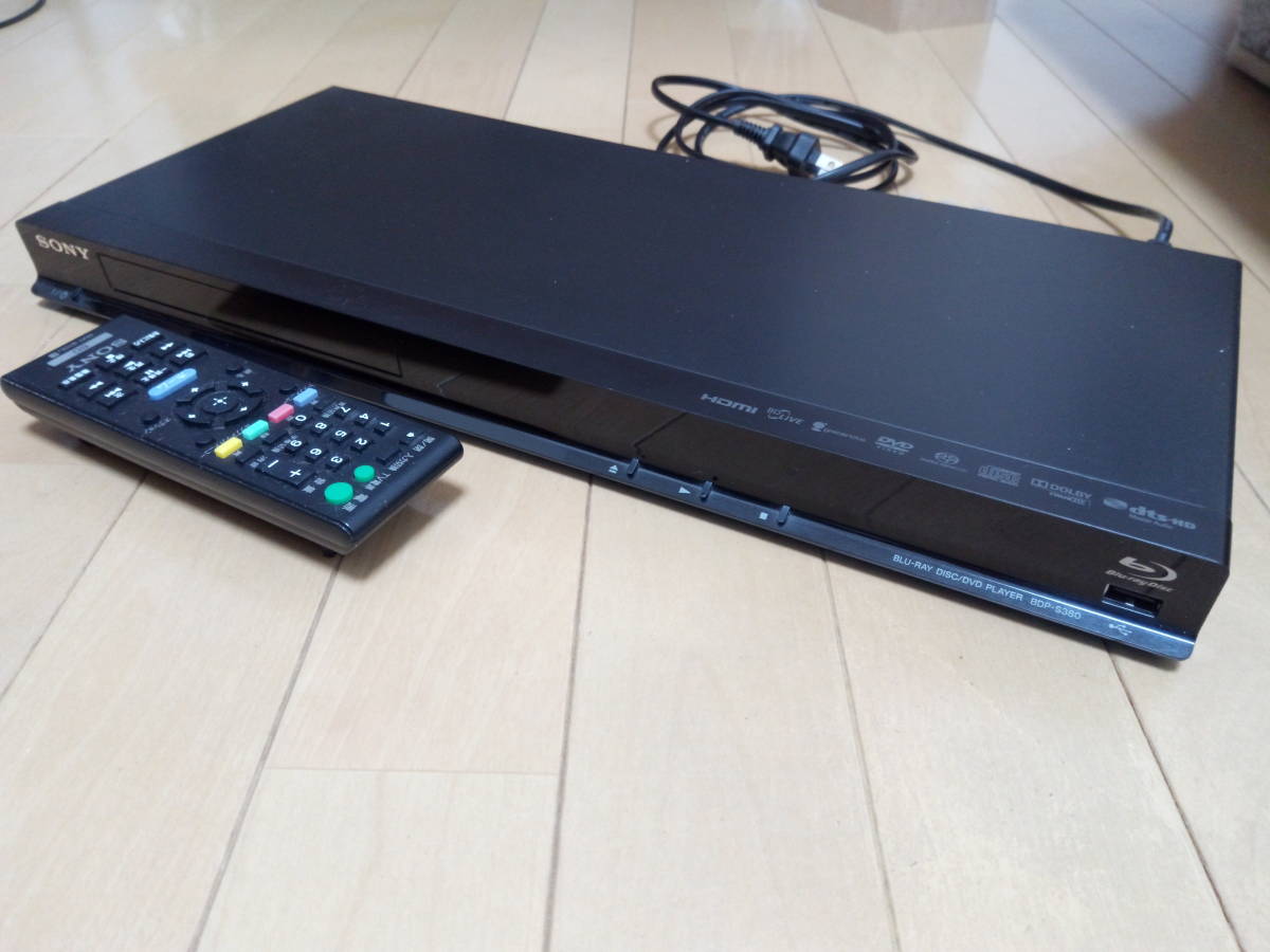 SONY ブルーレイプレーヤー BDP-S380 ◇SONYBDP-S380（リモコン付属）