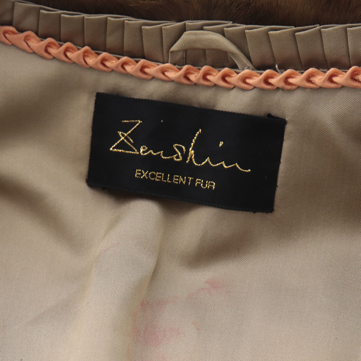 □【名古屋支店】 Zenshin ゼンシン ミンクハーフ コート 毛皮 