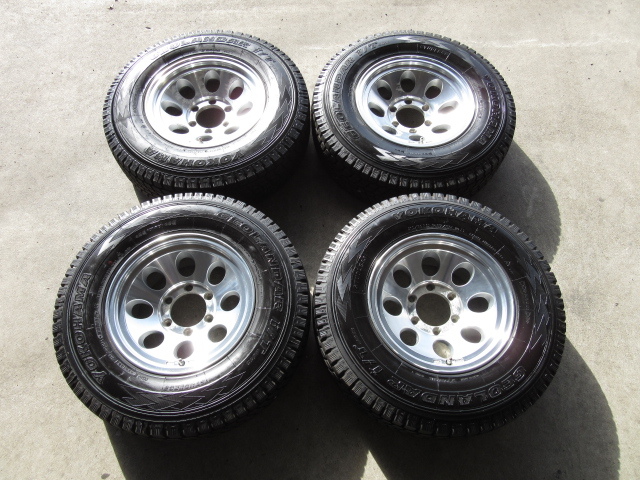 超高品質 15インチ 7J off-13 6H ＆ ジオランダー スタッドレス