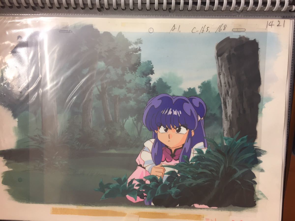 ②らんま1/2 セル画　シャンプー　背景付き セル画 シャンプー らんま1⁄2 ②らんま1⁄2 背景付き Yahoo