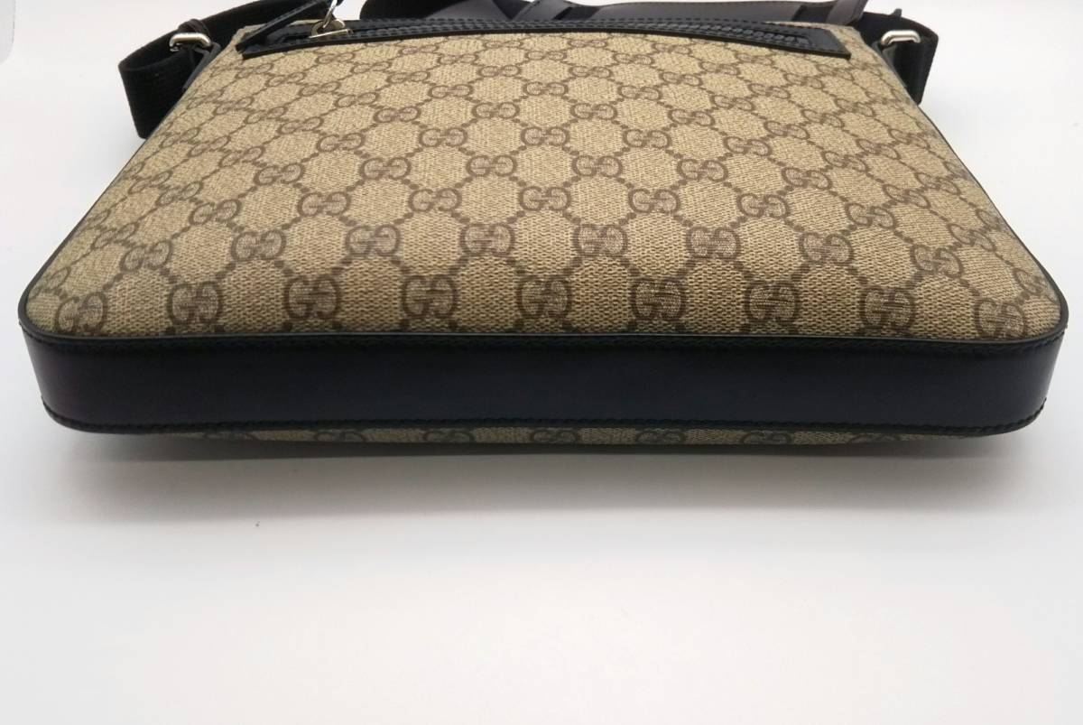 展示未使用品】GUCCI グッチ GGスプリーム ショルダーバッグ 斜め掛け 