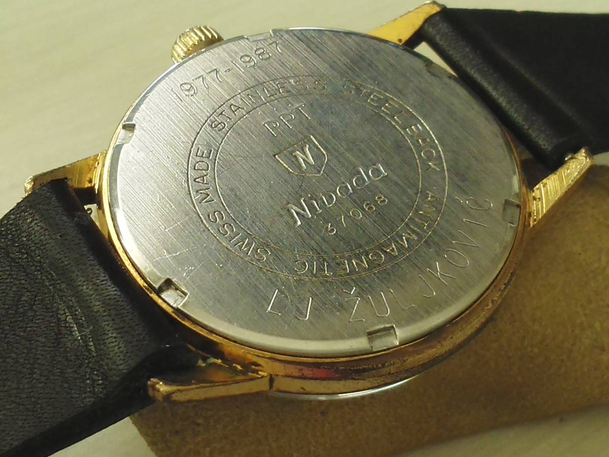 マジック時計 素敵な不思議な２重デザイン レアな種類 スイスのnivada手巻き元気 アナログ 手巻き 売買されたオークション情報 Yahooの商品情報をアーカイブ公開 オークファン Aucfan Com