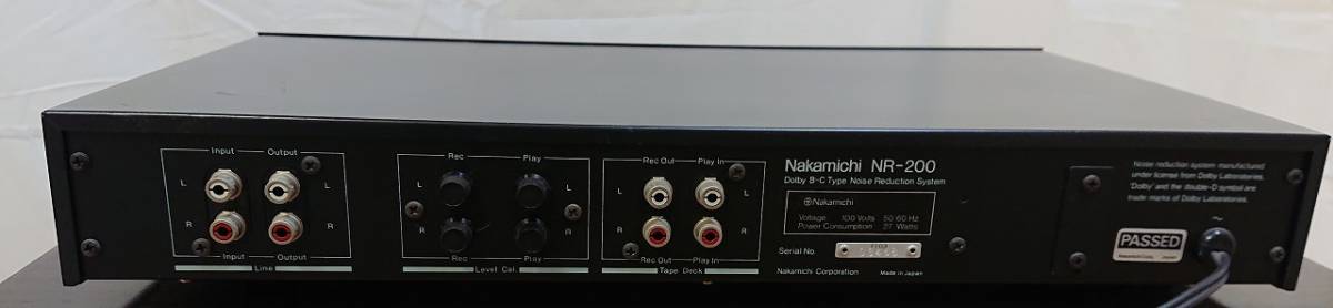 最終在庫限り ナカミチ NAKAMICHI NR-200 Dolby B/Cノイズリダクション