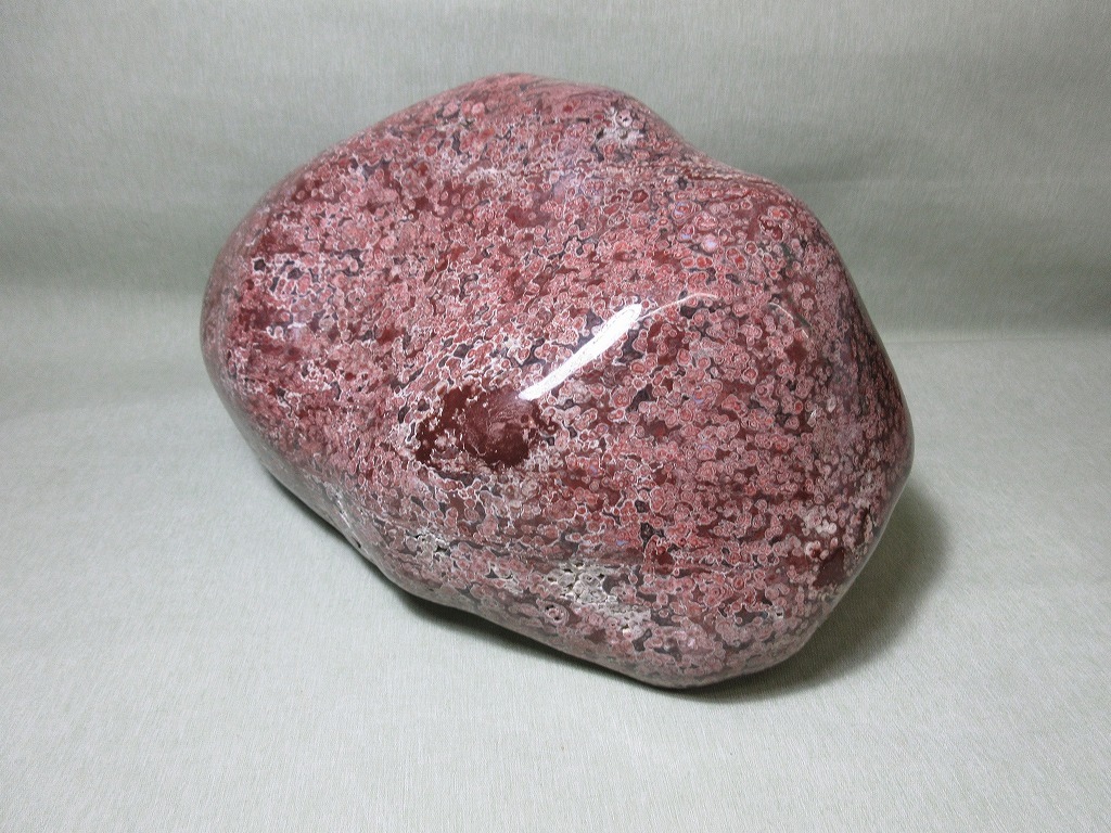 観賞石【美品 約8.2キロ】花紋石 にしき石 青森県岩崎産 津軽錦石 鑑賞石 水石 自然