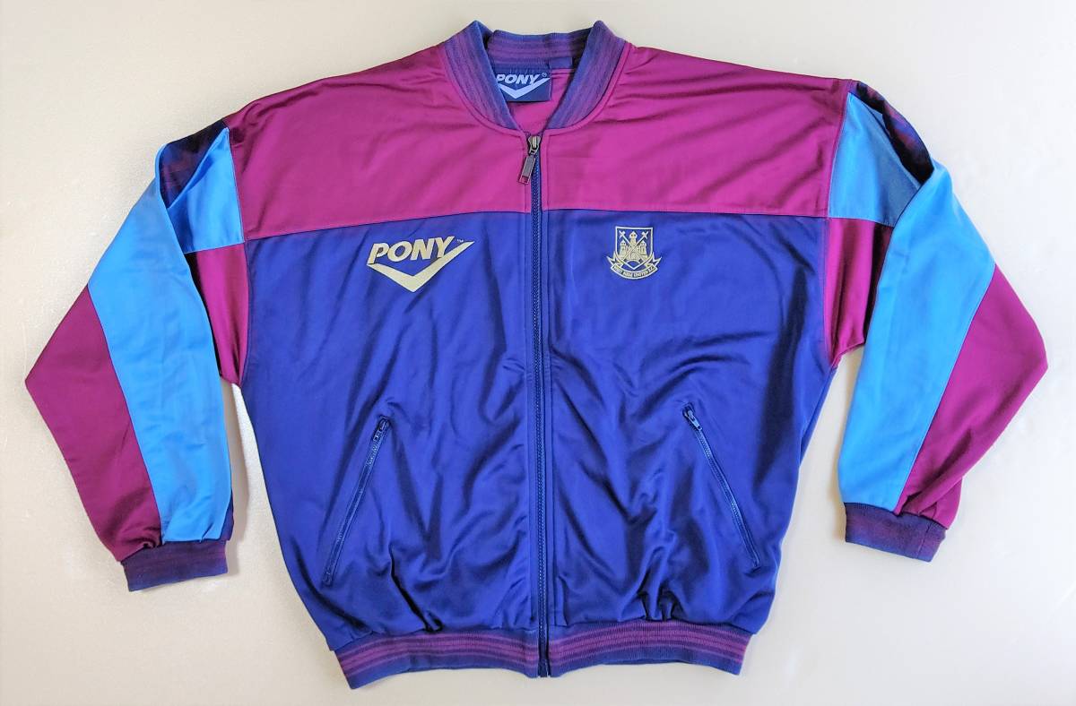 【限定セール，大人気】 WESTHAM ウエストハム PONY ポニー ： ENGLAND イングランド プレミアリーグ(ジャケット、上着)｜売買されたオークション情報、yahooの商品情報をアーカイブ公開 - オークファン ジャージ