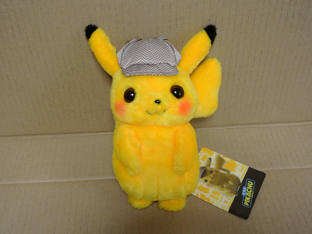 名探偵ピカチュウ ぬいぐるみ ポケモンセンター限定 ポケットモンスター 売買されたオークション情報 Yahooの商品情報をアーカイブ公開 オークファン Aucfan Com