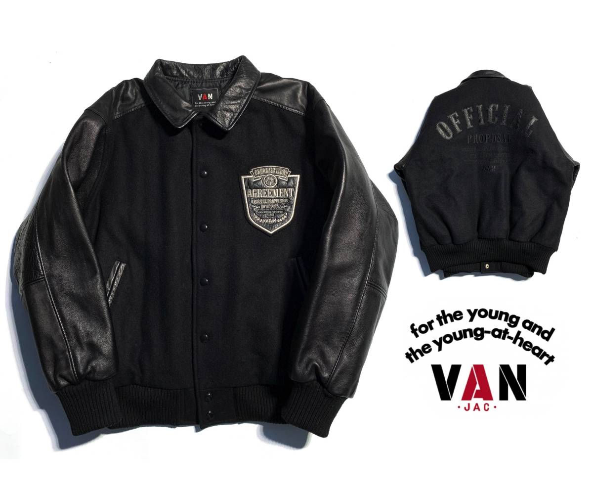 VAN JAC ヴァン レザー 羊革 ヂャケット 18AW | オール 袖レザー 