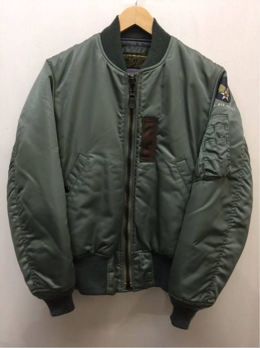 REALMcCOYS マッコイズ ma-1フライトジャケット XSグリーン