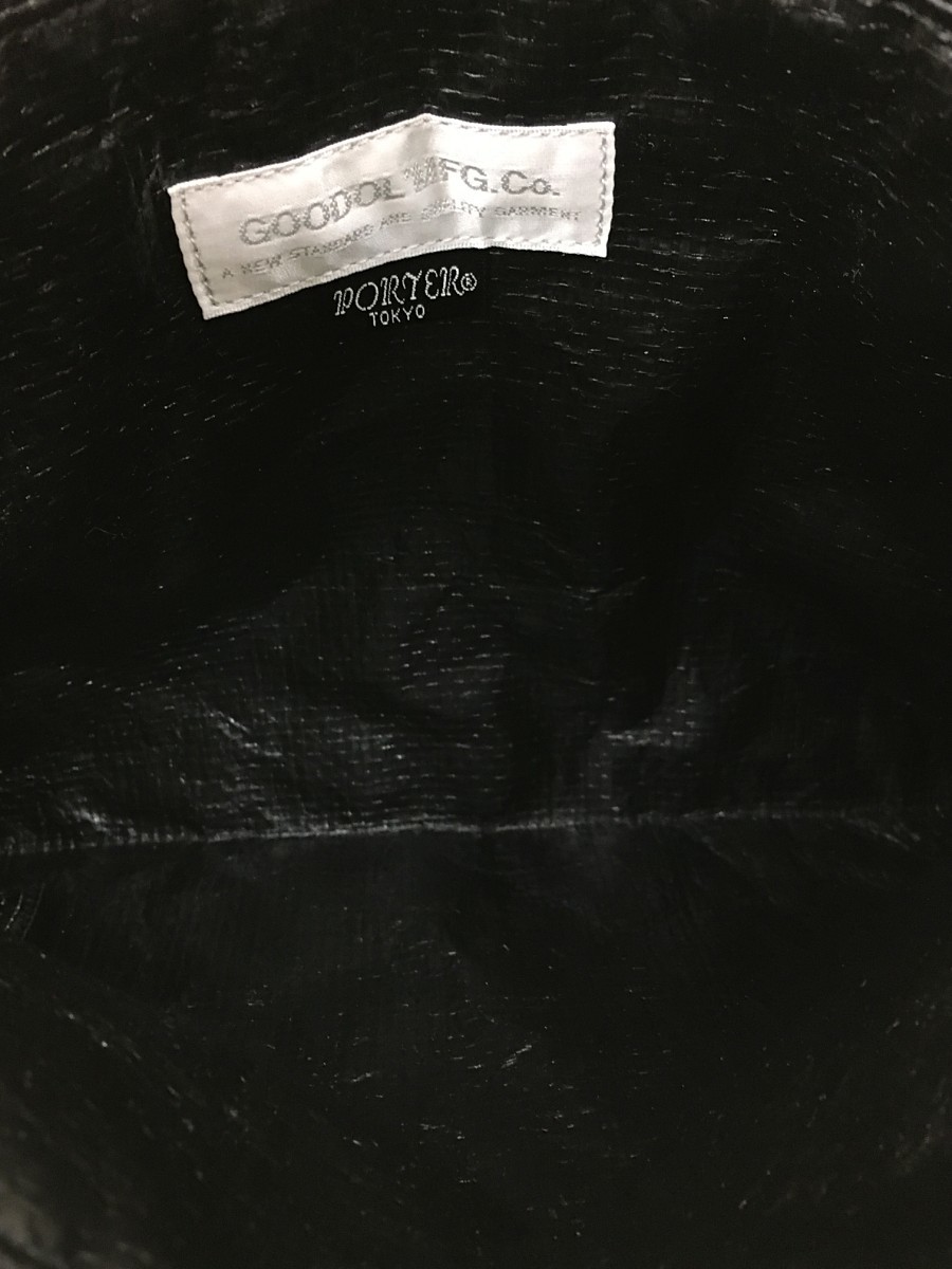 GOOD ショルダーバッグ OL'×PORTER SACOCHE FILTER M&frasl;グッドオル×ポーター 別注＃ メンズ PORTER × OL' OL'（グッドオル）の「GOOD OL by “REUSE ☆
