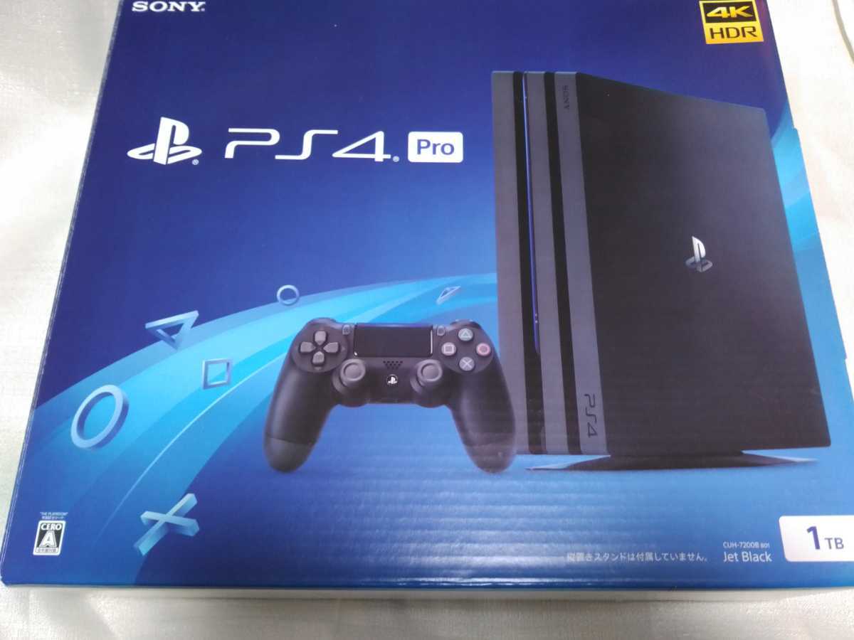 SONY PS4 PlayStation 4 Pro 1TB CUH-7200BB01 Jet Black console