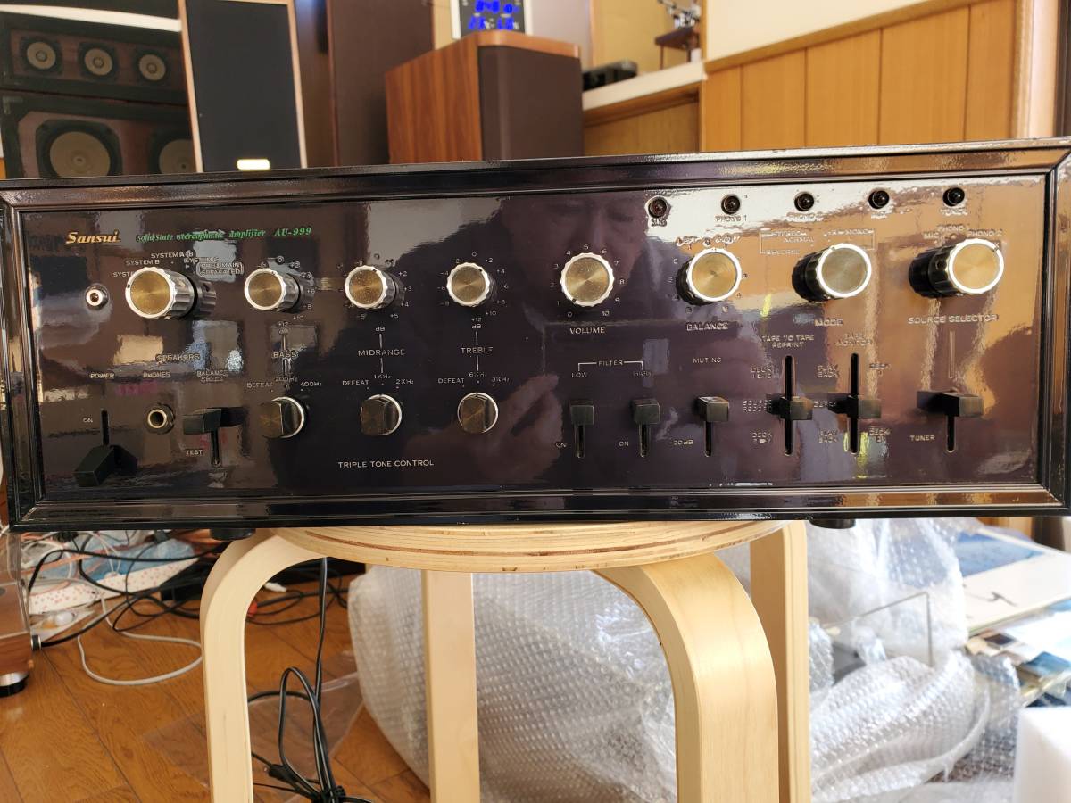 SANSUI サンスイ　AU-999 プリメインアンプ　アンプ整備　メンテナンス品　動作良好