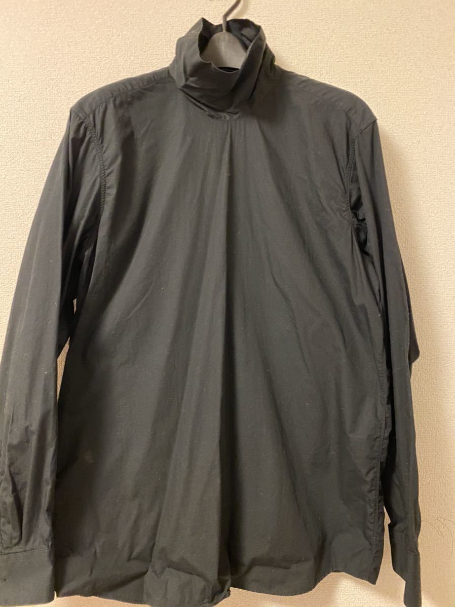 dries van noten ハイネックシャツ 48 黒(長袖シャツ)｜売買された 