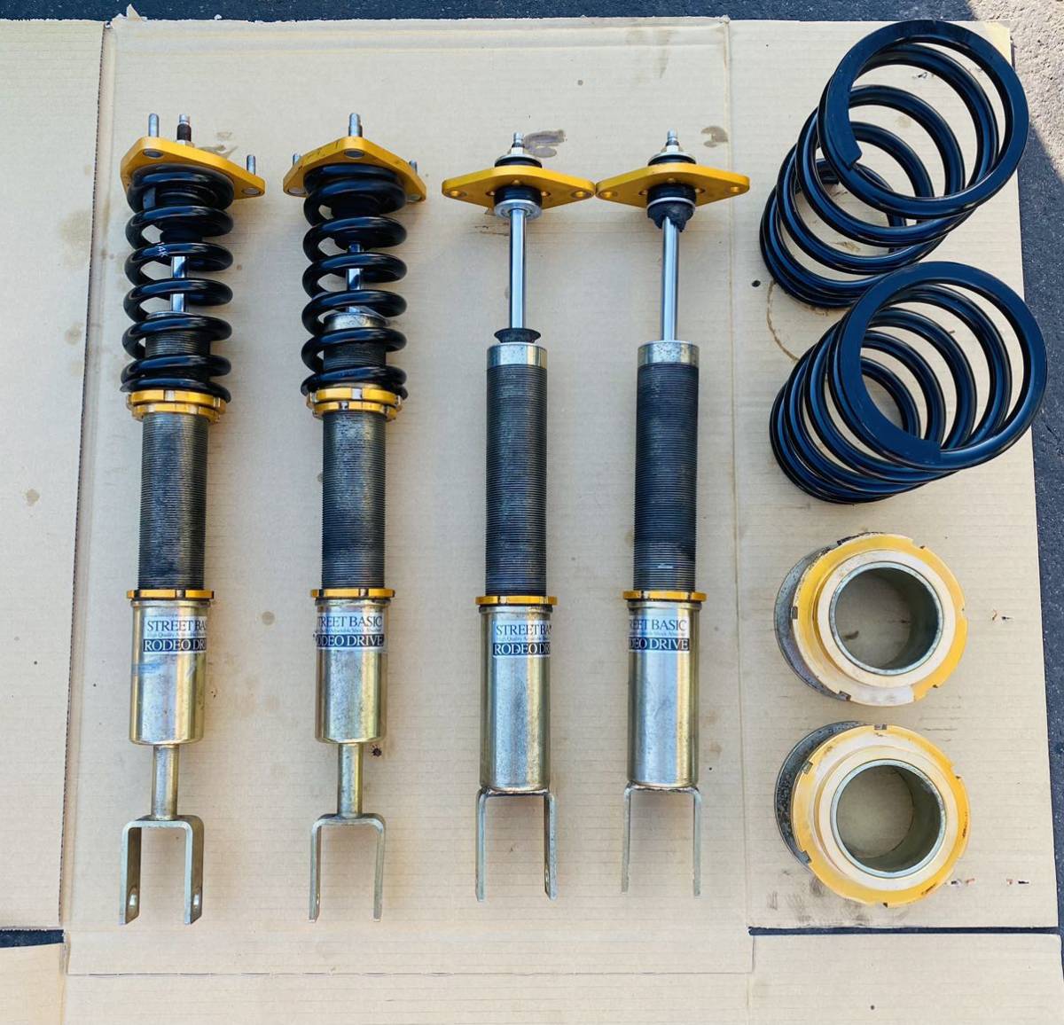 Street Basic ストリートベーシック Y50 フーガ 車高調 Rodeo Drive ロデオドライブ サスペンションキット 一式 売買されたオークション情報 Yahooの商品情報をアーカイブ公開 オークファン Aucfan Com