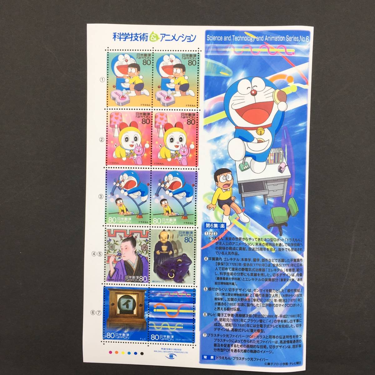 切手 記念切手 シート切手 平成16年 科学技術アニメーション ドラえもん 80円10枚 １シート Mm00z3n0his 特殊切手 記念切手 売買されたオークション情報 Yahooの商品情報をアーカイブ公開 オークファン Aucfan Com