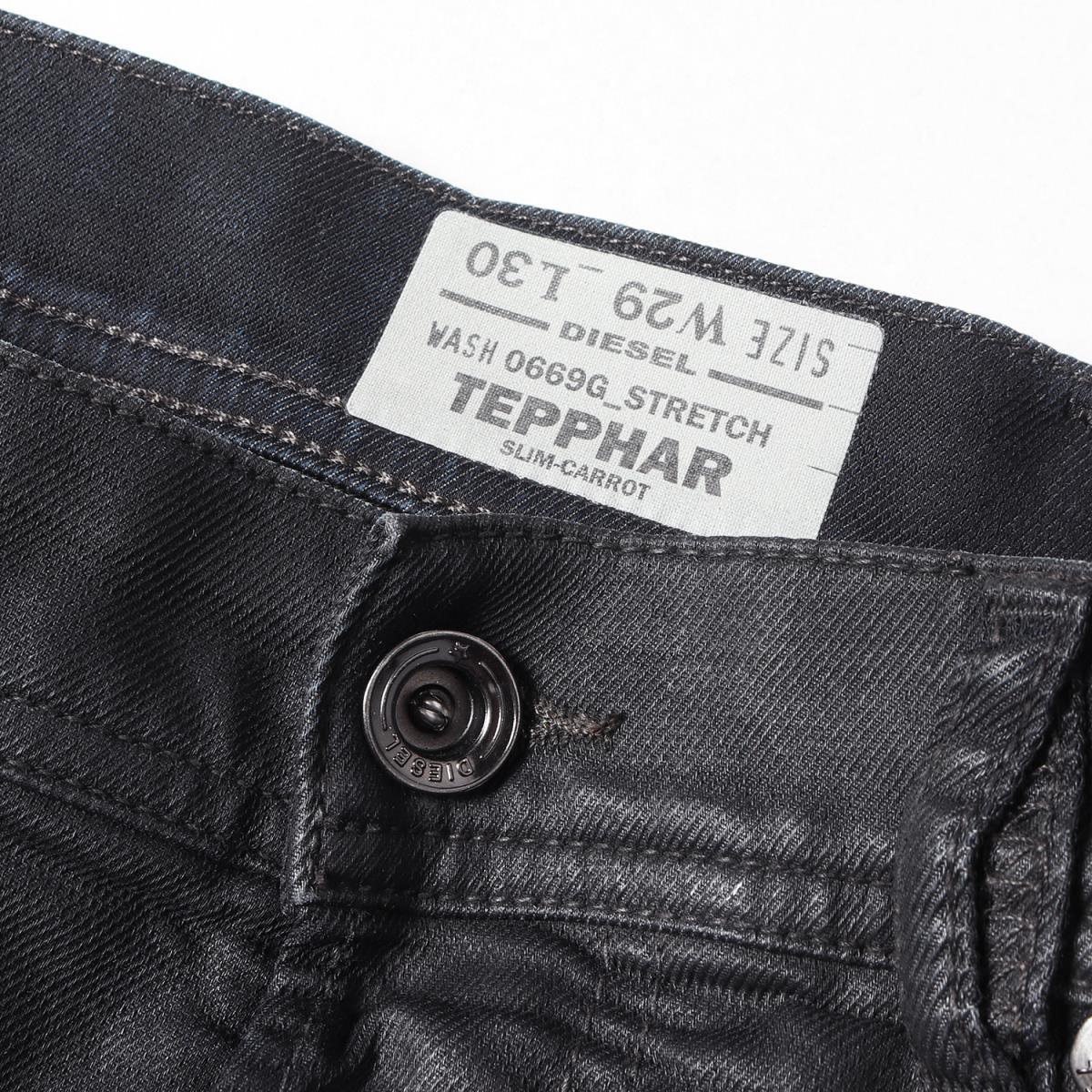 DIESEL ディーゼル パンツ コーティング 加工 ストレッチ スリム 