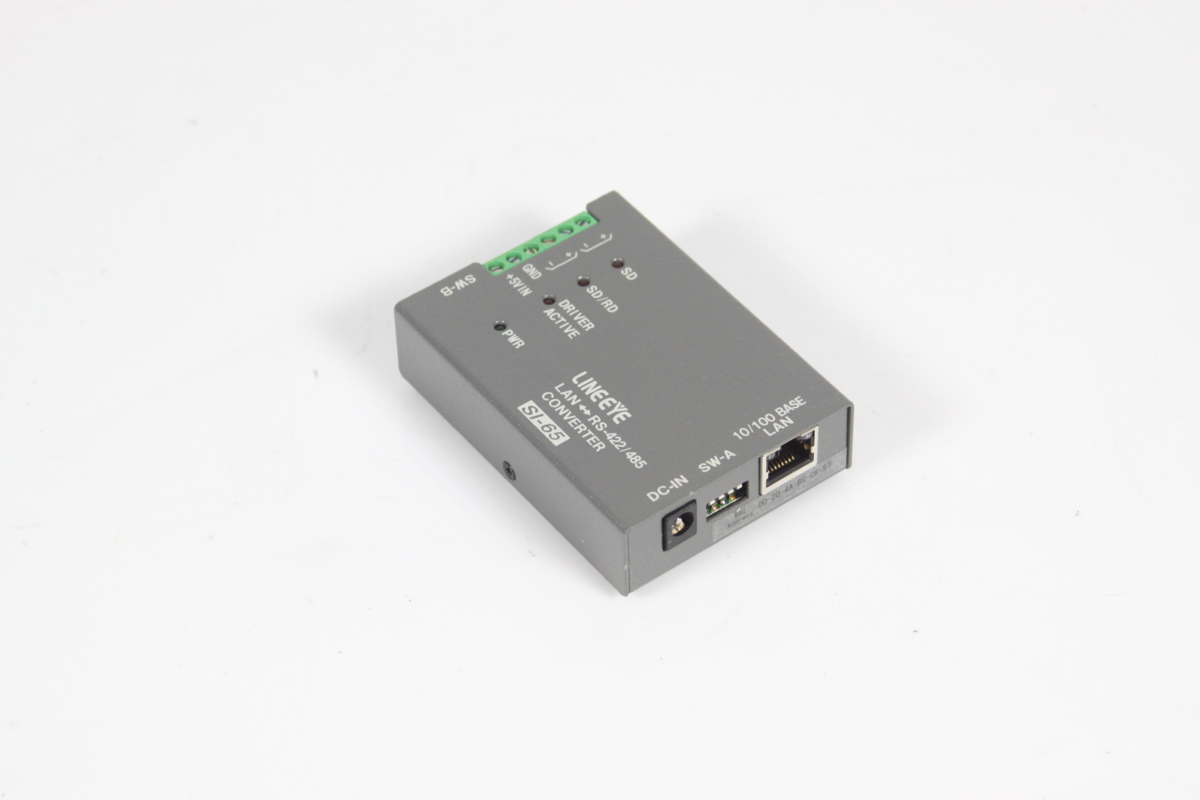 ○ LINE EYE SI-65 LAN RS-422 / 485 コンバーター ラインアイ 【現状