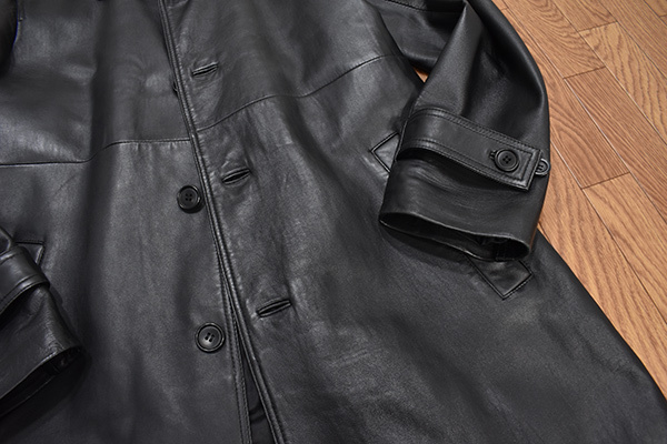 COMME CA COLLECTION コムサコレクション 本革 羊革 レザー ステン  