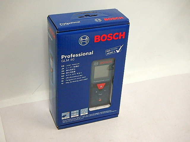 BOSCH ボッシュ レーザー距離計 GLM40 Professional 未使用品 YC08