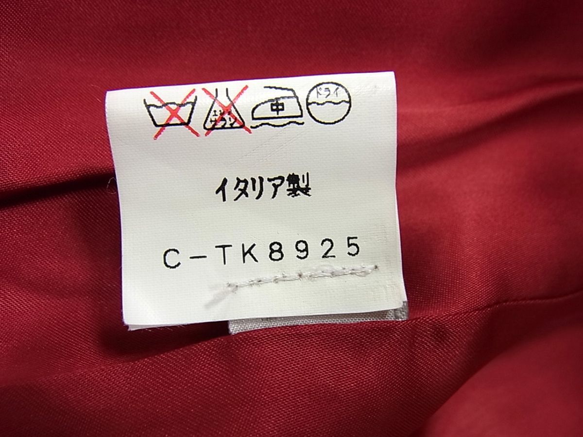 1円 ◇ミュウミュウ ダブル チェスターコート ロングコート レッド 