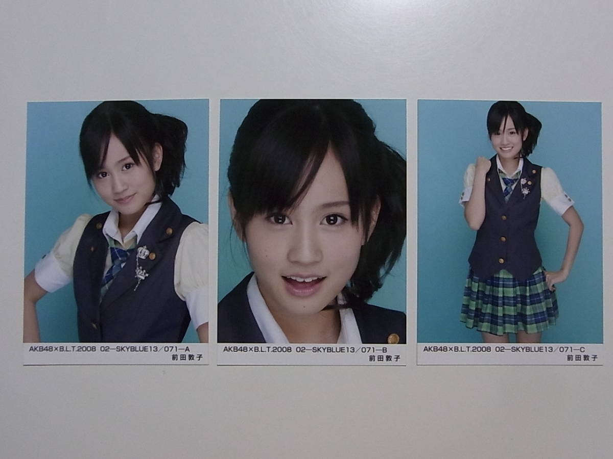 AKB48 前田敦子 生写真 コンプ 3枚セット 前田敦子 AKB48 - 生写真 メルカリ Yahoo!オークション 0 BLT 3種