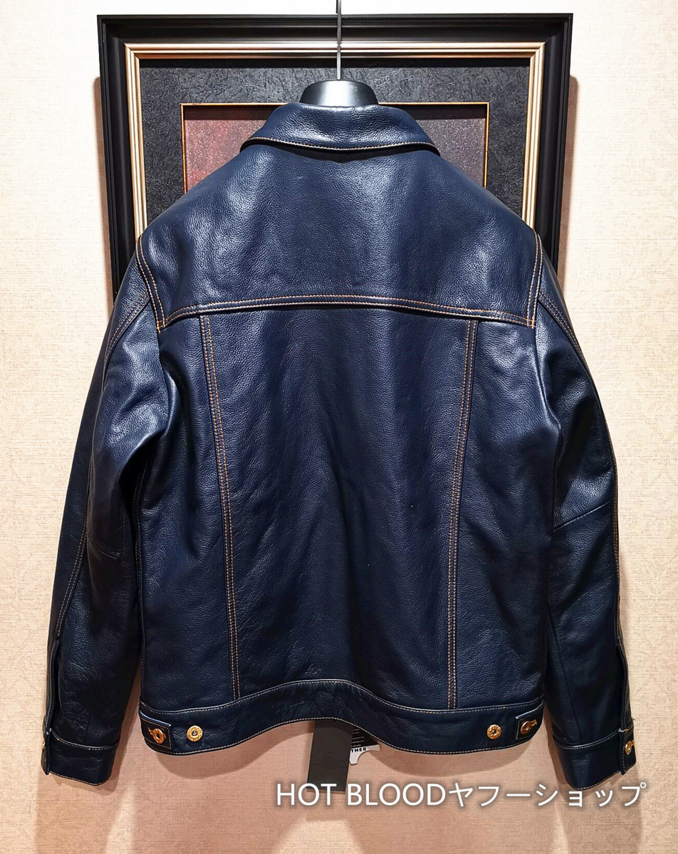 BOLINI 最上級ナッパ革　506Typeレザージャケット50/XL　ブラック