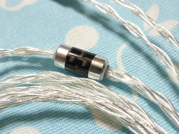 FitEar 用ケーブル 6N純銀撚り線 + 銀メッキOFC 八芯 ブレイド 編み込み 4.4mm5極 (カスタム対応可能) 須山補聴器 MH334 335 TO Go!