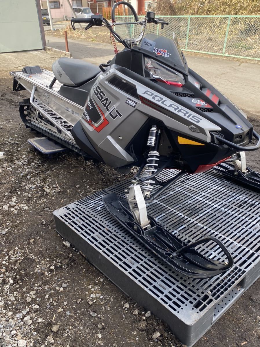 POLARIS 800 ASSAULT 155／延長キャタ163 2011年式 スノーモービル 