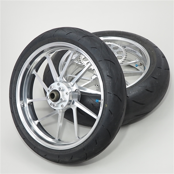 ♪ZX-12R/'00-'06 ゲイルスピード Type-R アルミ鍛造ホイール 前後SET