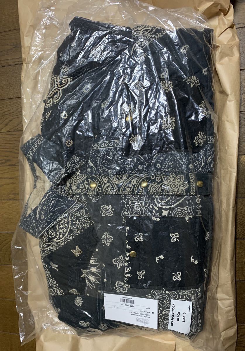 新品 未使用品 激レア ICT 2020FW VISVIM KERCHIEF DOWN JKT BANDANA