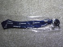 ★新品★　ボーイング限定　ネックストラップ 黒 black_1