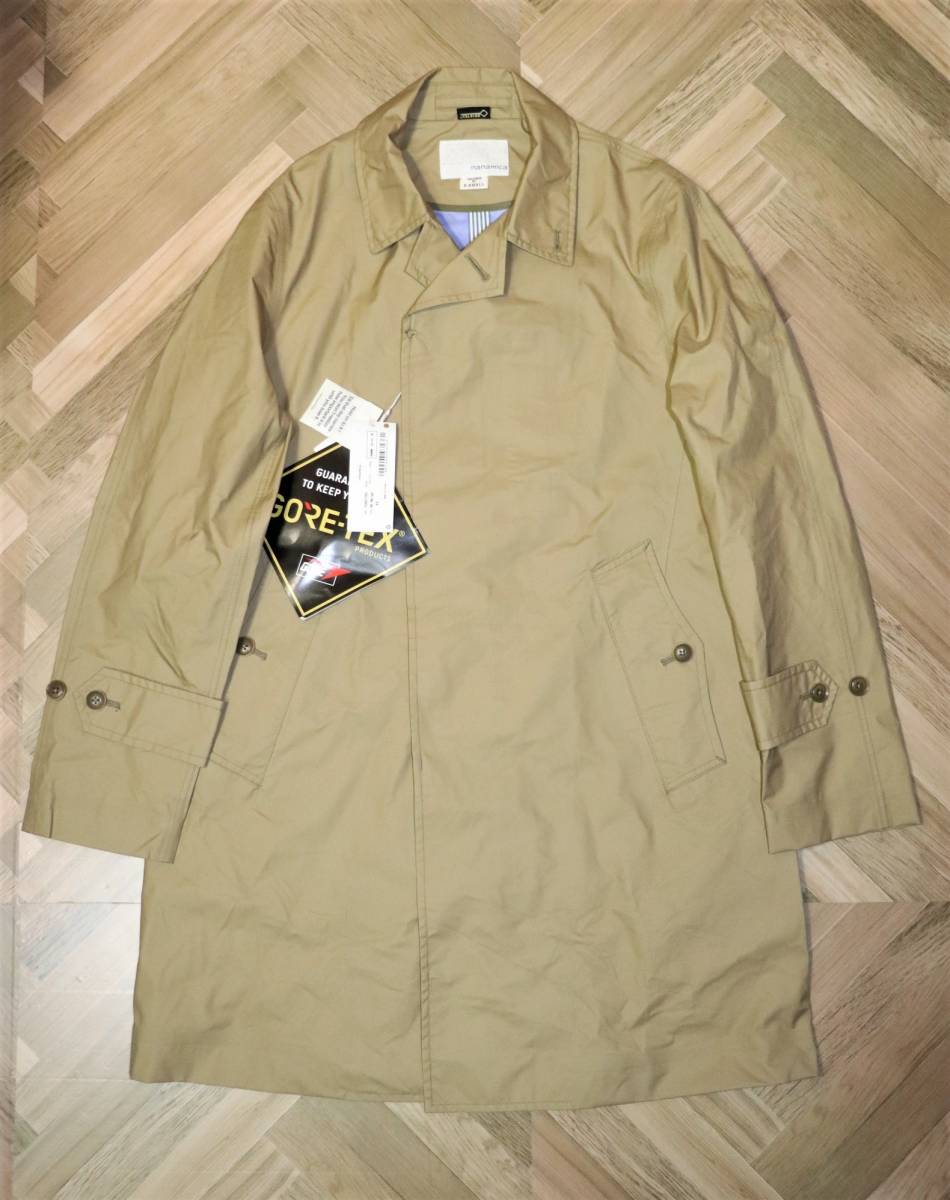 【最新作，限定SALE】 特価 nanamica GORE-TEX ステンカラーコート XSサイズ ナナミカ ゴアテックス 品番SUBF766 税込定価6万6000円(ステンカラーコート)｜売買されたオークション情報、yahooの商品情報をアーカイブ公開 - ステンカラーコート