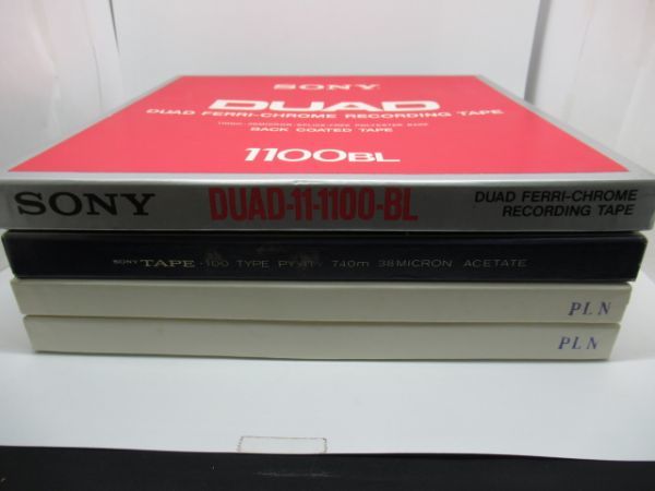 SONY DUAD オープンリールテープ 1100BL 少量 ソニー