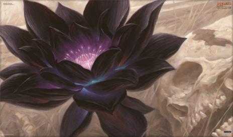 MTGプレイマット】ブラックロータス Black Lotus ブラック
