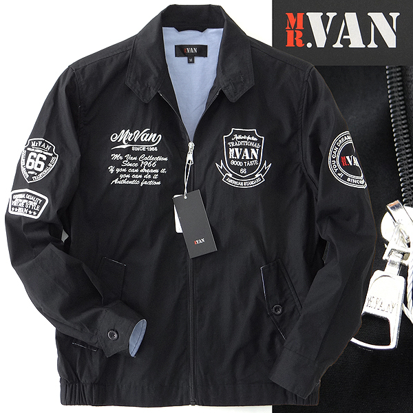 新品タグ付き☆VAN JACヴァンヂャケット バックプリント入りスウィング