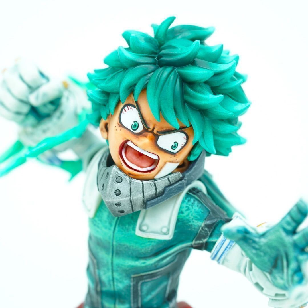 リペイント 僕のヒーローアカデミア 緑谷出久 デク フィギュア THE MOVIE ヒーローズ ライジング VS VILLAIN DEKU Repaint Figure_1